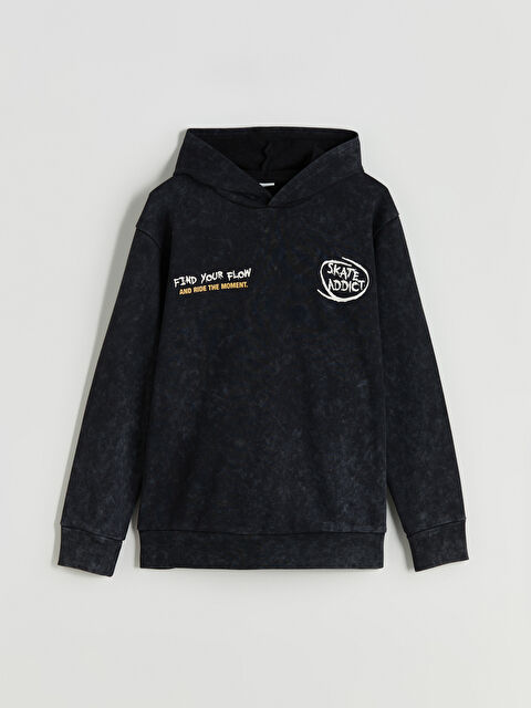 LCW Kids Kapüşonlu Erkek Çocuk Sweatshirt - S5N837Z4-CVL