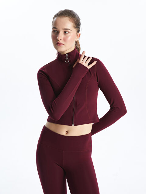 XSIDE ACTIVE Dik Yaka Kadın Fermuarlı Sweatshirt - S5N887Z8-CWK