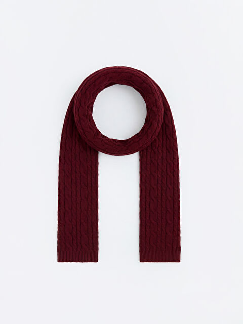 LCW Modest Desenli Kadın Triko Atkı - S5N901Z8-CZF