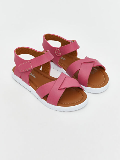LCW STEPS Cırt Cırtlı Kız Çocuk Sandalet - S5N931Z4-EEN