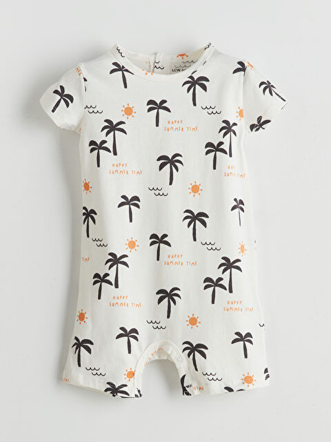 LCW baby Bisiklet Yaka Erkek Bebek Penye Tulum - S5N935Z1-LRA