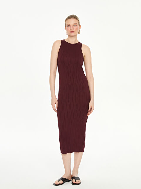 LCW Vision Halter Yaka Dokulu Elbise - S5N968Z8-HNV