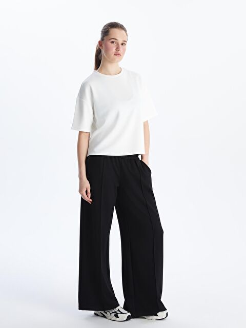 KOOR SPORT Beli Lastikli Kadın Spor Eşofman Altı - S5N983Z8-CVL