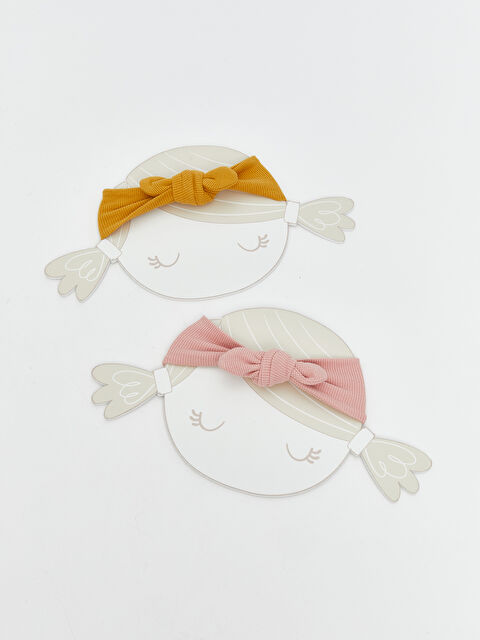 LCW baby Fiyonk Detaylı Kız Bebek Saç Bandı 2'li - S5NA66Z1-DAE