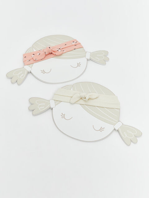 LCW baby Fiyonk Detaylı Kız Bebek Saç Bandı 2'li - S5NA68Z1-LSZ
