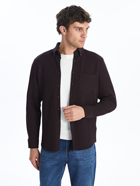 LCWAIKIKI Classic Regular Fit Uzun Kollu Erkek Gömlek - S5NB52Z8-CWK