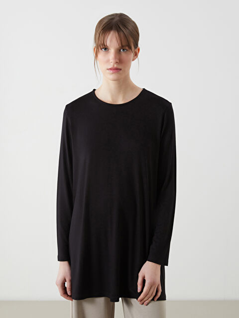 LCW Grace Bisiklet Yaka Kadın Tunik - S5NB58Z8-CVL