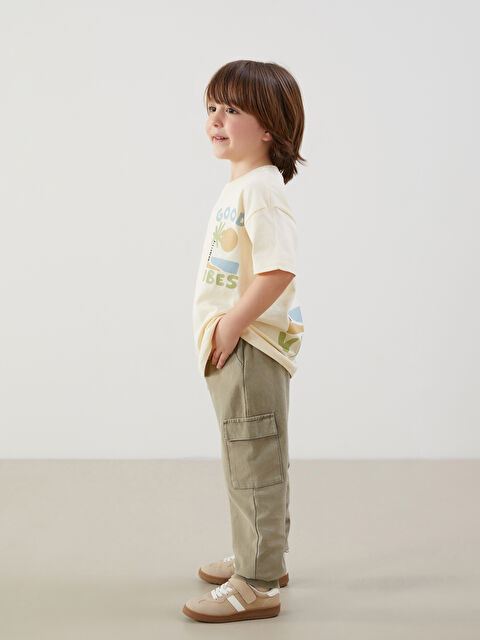 LCW Kids Beli Lastikli Erkek Çocuk Jogger Eşofman Alt - S5NB63Z1-GWK