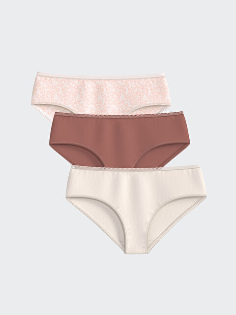 LCW DREAM Desenli Hipster Külot 3'lü Paket - S5NC19Z8-LT9