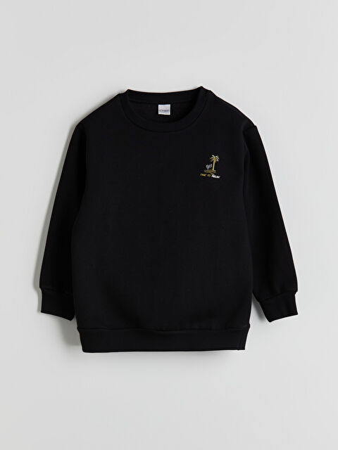 LCW Kids Crew Neck Boys' Sweatshirt - S5NC97Z4-CVL
