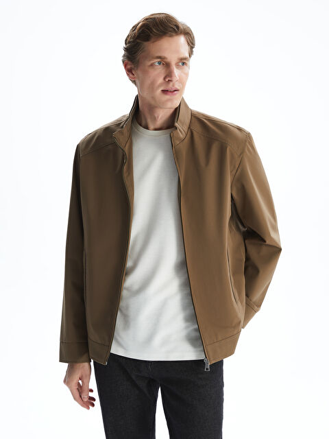 LCWAIKIKI Classic Standart Kalıp Dik Yaka Erkek Mont - S5NC99Z8-DFV