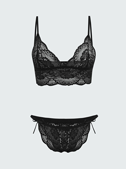 LCW DREAM Dantelli Fantezi İç Çamaşırı Takımı - S5ND00Z8-CVL