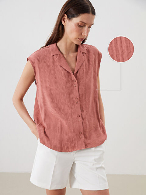 LCWAIKIKI Classic Dokulu Kadın Gömlek - S5ND34Z8-H2H