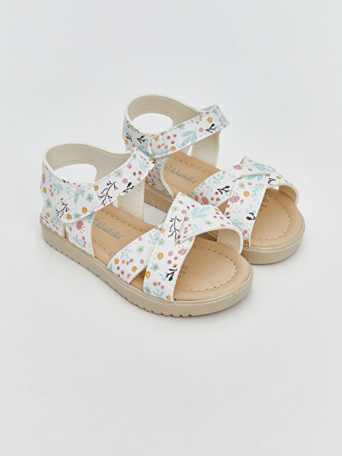 LCW STEPS صنادل بناتي رُضع بطبعة زهور - S5ND57Z1-J5E