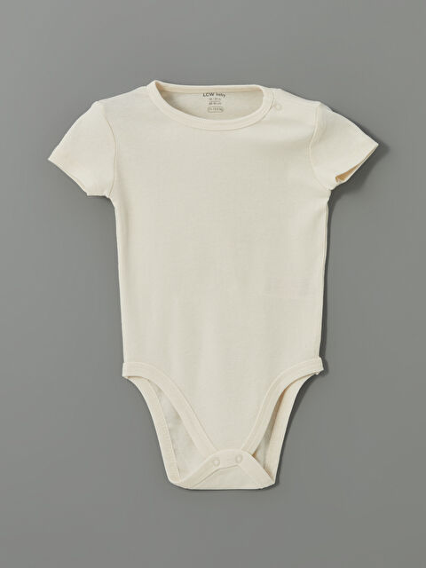 LCW baby Bisiklet Yaka Basic Erkek Bebek Tulum - S5ND68Z1-YG7