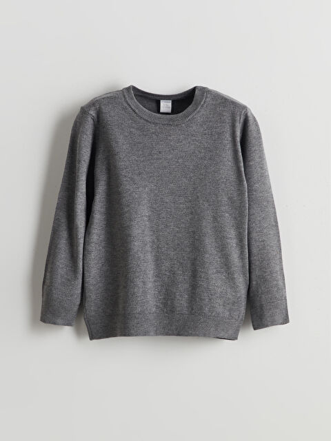 LCW Kids Bisiklet Yaka Erkek Çocuk Triko Kazak - S5NE09Z1-D5C