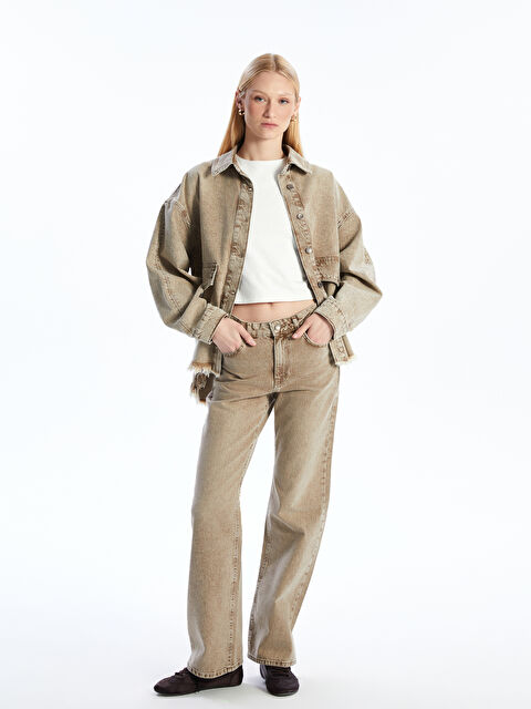 LCW Jeans Straight Fit Kadın Jean Pantolon - S5NE15Z8-CWX