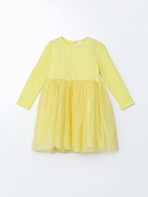 LCW Kids Tütülü Kız Çocuk Kaşkorse Elbise - S5NE24Z1-FVT