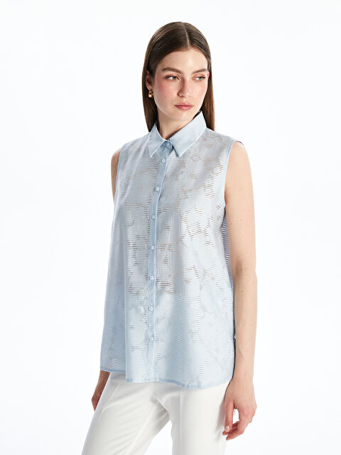 LCWAIKIKI Classic Desenli Kadın Gömlek - S5NE29Z8-QXL