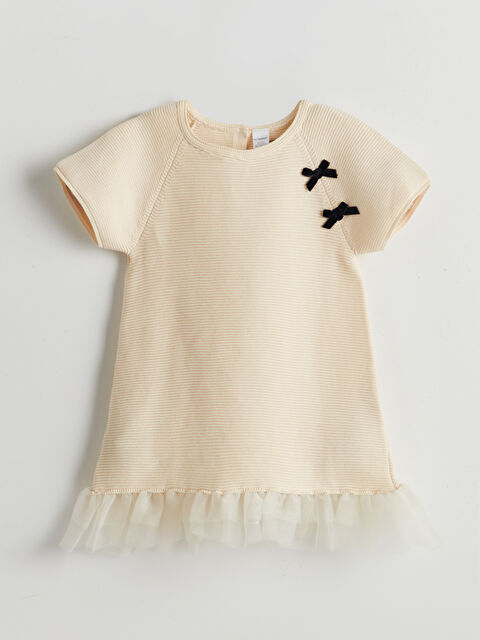 LCW Kids Pamuklu Kurdele Detaylı Kız Çocuk Elbise - S5NE77Z1-FRC