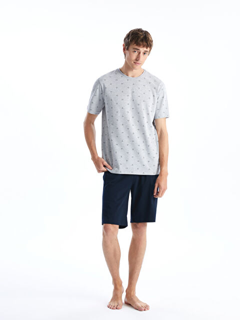 LC WAIKIKI Standart Kalıp Erkek Şortlu Pijama Takımı - S5NF35Z8-LRW