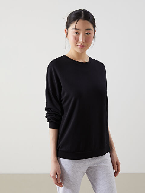 XSIDE Bisiklet Yaka Kadın Sweatshirt - S5NF41Z8-CVL