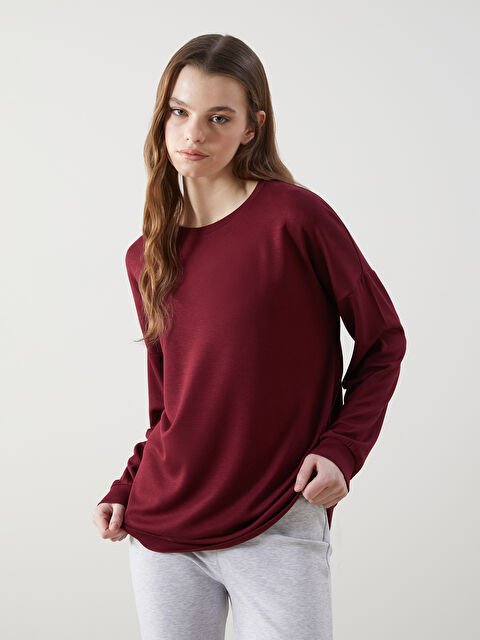 XSIDE Bisiklet Yaka Kadın Sweatshirt - S5NF41Z8-YYP