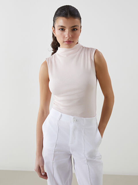 LCW Vision Dik Yaka Kadın Bluz - S5NF90Z8-FR6