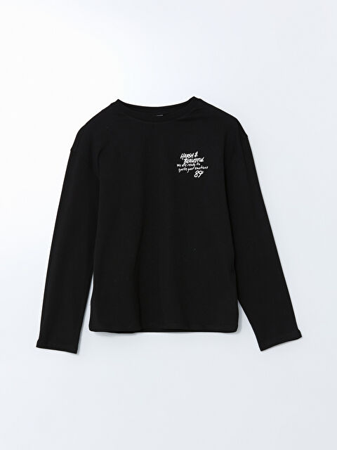 LCW Kids Bisiklet Yaka Kız Çocuk Tişört - S5NG06Z4-RQL