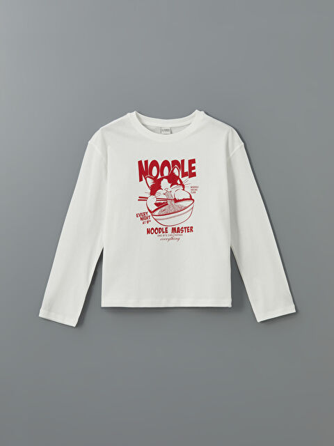 LCW Kids Bisiklet Yaka Kız Çocuk Tişört