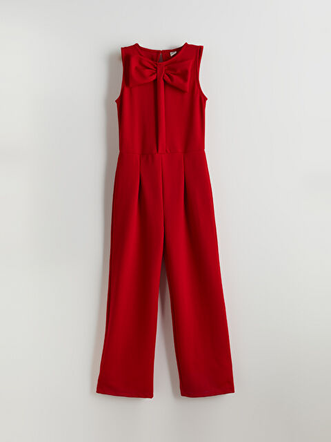 LCW Kids Fiyonk Detaylı Pileli Kız Çocuk Tulum - S5NG37Z4-CTP