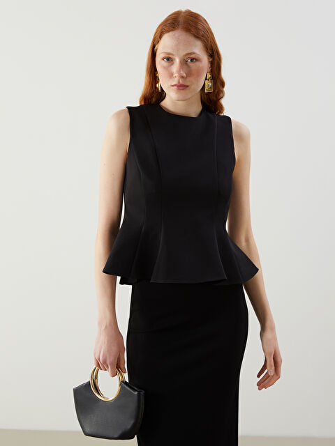 LCW Vision Bisiklet Yaka Kadın Bluz - S5NG84Z8-CVL