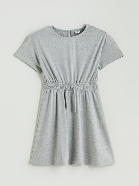 LCW Kids Bisiklet Yaka Kız Çocuk Elbise - S5NH13Z4-CT3