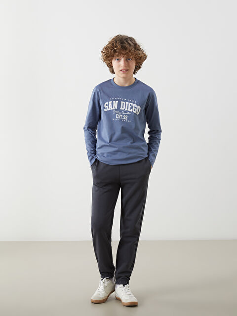 LCW Kids Beli Lastikli Erkek Çocuk Jogger  Eşofman Altı - S5NH33Z4-R4Q