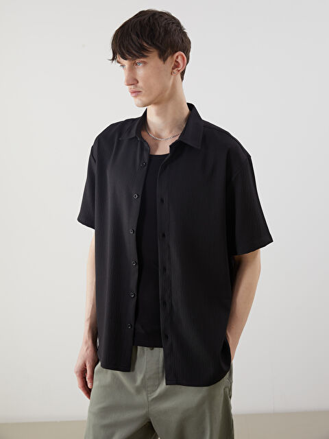 XSIDE Rahat Kalıp Kısa Kollu Erkek Gömlek - S5NH44Z8-RQL
