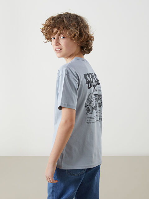 LCW Kids Bisiklet Yaka Erkek Çocuk Tişört - S5NH45Z4-FKN