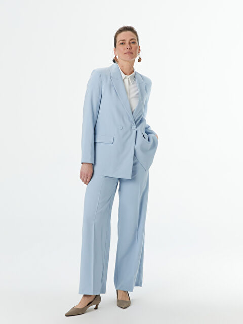 LCWAIKIKI Classic Beli Lastikli Loose Fit Kadın Pantolon - S5NI13Z8-YWH