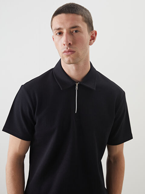 LCW Vision Polo Yaka Kısa Kollu Erkek Tişört - S5NI41Z8-CVL