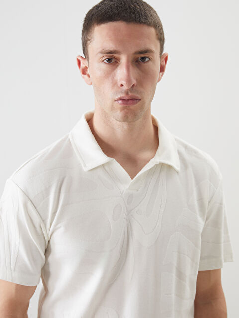 LCW Vision Polo Yaka Erkek Dokulu Tişört - S5NI42Z8-R9J