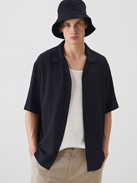 XSIDE Regular Fit Kısa Kollu Erkek Gömlek - S5NI46Z8-RQL