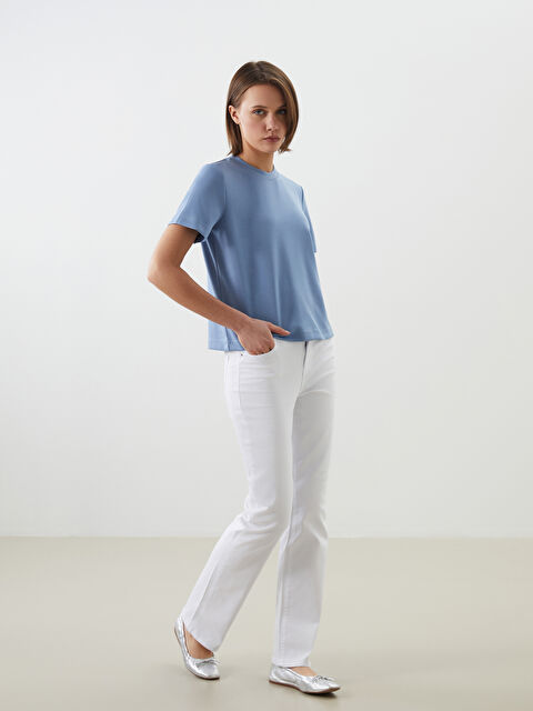 LCWAIKIKI Classic Flare Kadın Jean Pantolon - S5NI62Z8-844