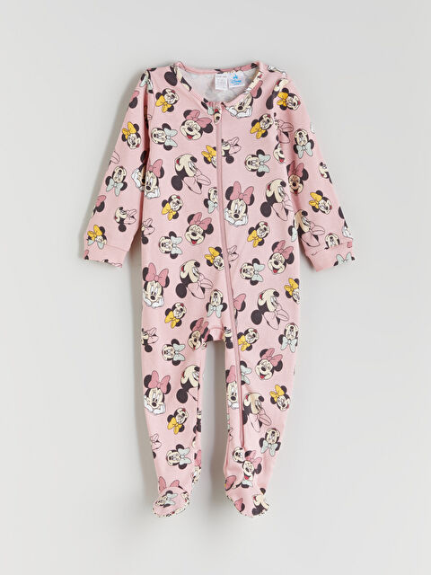 LCW baby Minnie Mouse Baskılı Kız Bebek Tulum - S5NJ27Z1-LT4