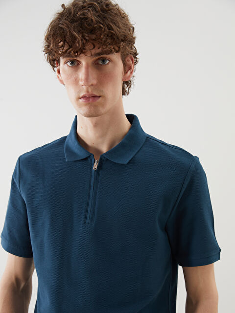 XSIDE Polo Yaka Kısa Kollu Erkek Tişört - S5NJ64Z8-ZHX