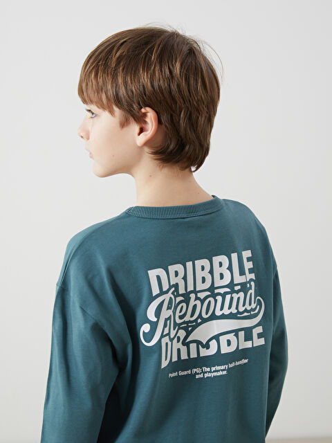 LCW Kids Bisiklet Yaka Erkek Çocuk Tişört - S5NK37Z4-YLM