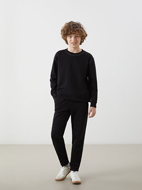 LCW Kids Beli Lastikli Erkek Çocuk Jogger Eşofman Altı - S5NK42Z4-CVL