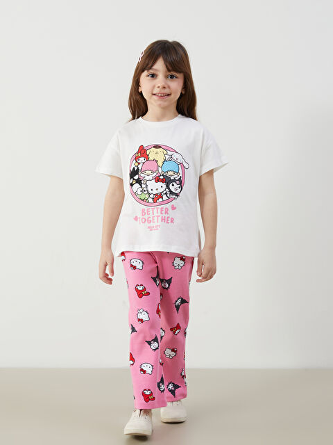 LCW Kids Hello Kitty Baskılı Kız Çocuk Tayt - S5NK80Z1-LT4