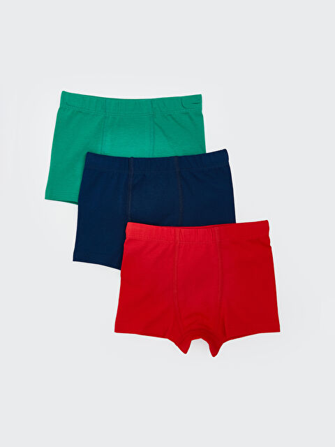 LCW Kids Penye Erkek Çocuk Boxer 3'lü - S5NL05Z1-GYL