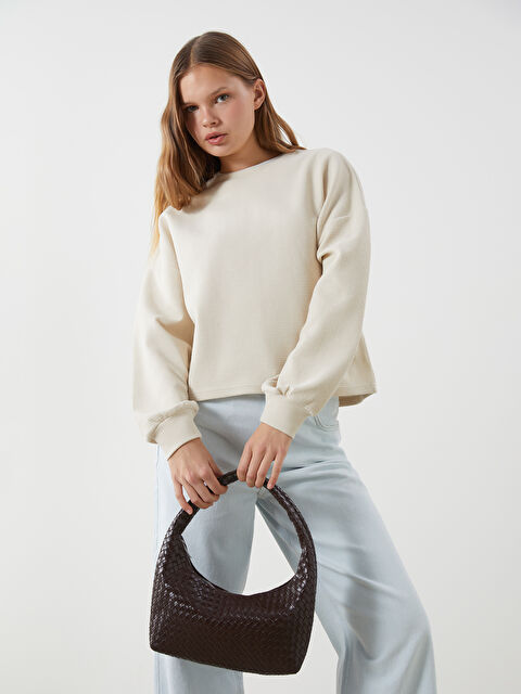 LCW ACCESSORIES Deri Görünümlü Kadın Omuz Çantası - S5NL59Z8-D2N