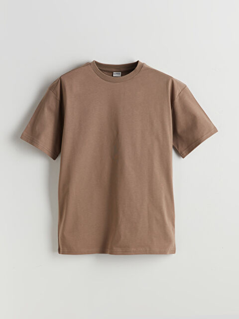 LCW Kids Rahat Kalıp Bisiklet Yaka Basic Erkek Çocuk Tişört