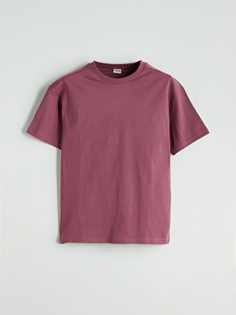 LCW Kids Rahat Kalıp Bisiklet Yaka Basic Erkek Çocuk Tişört - S5NL74Z4-H7Z